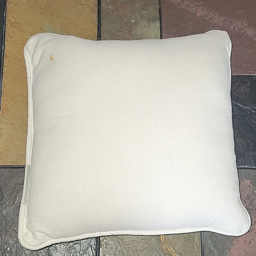 Pottery Barn 12x12 Sea Life Accent Pillow, VGUC